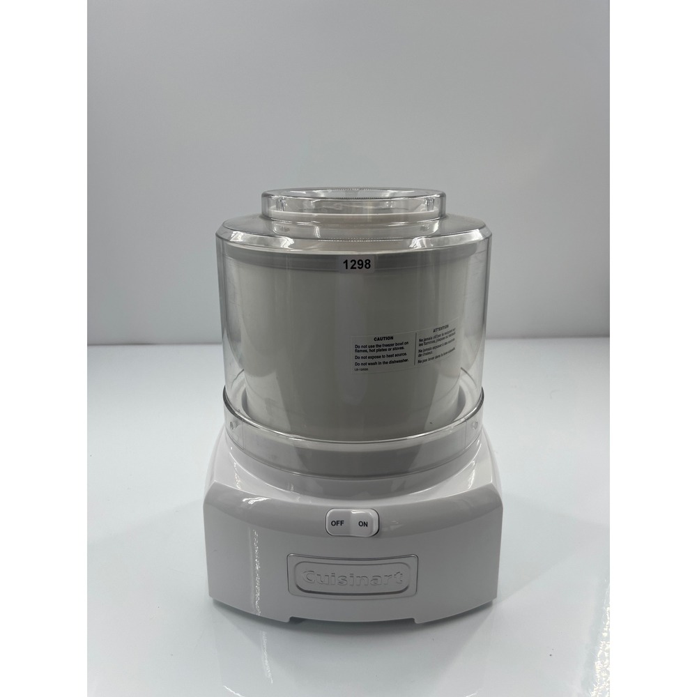 Cuisinart ICE-21 White Frozen Yogurt Ice Cream Sorbet Maker Machine 1.5 Quart